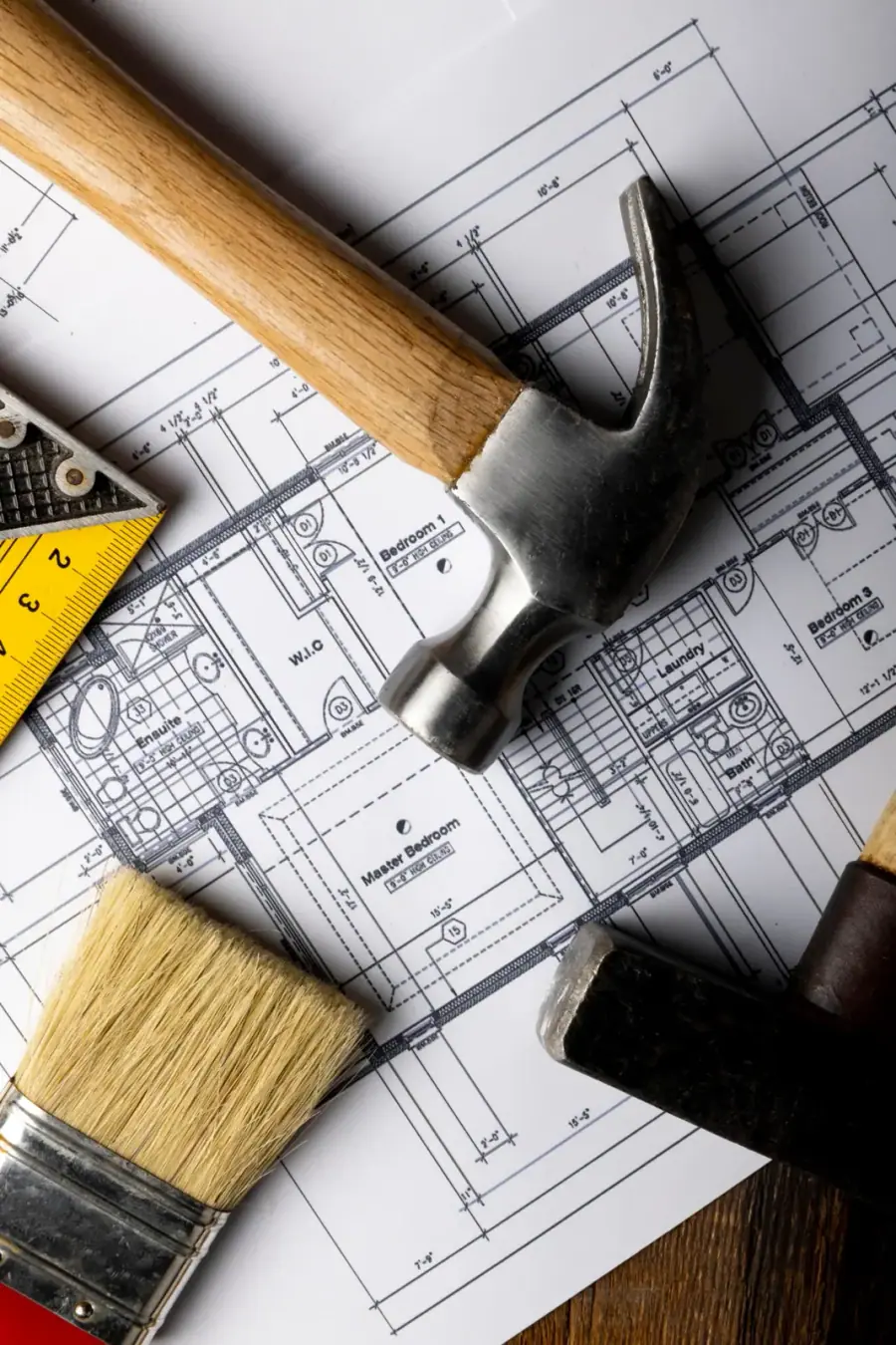 Construction blueprints